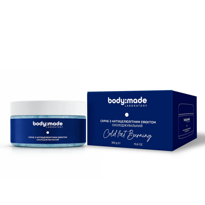 Скраб з антицелюліютним ефектом охолоджувальний BodyMade 300 г 4823109414334 фото