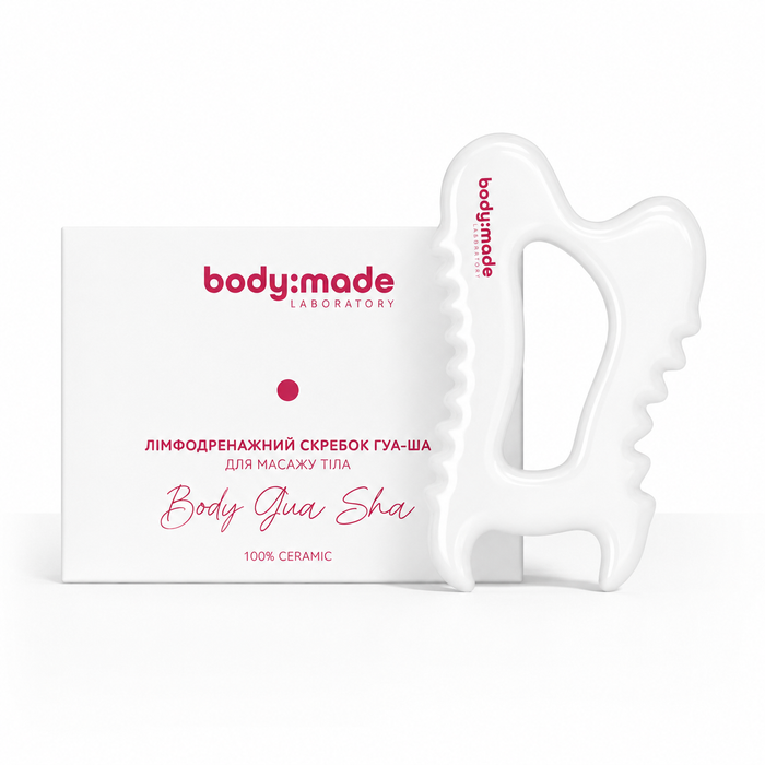 Лімфодренажний скребок гуа-ша для масажу тіла BodyMade 4823109413122 фото